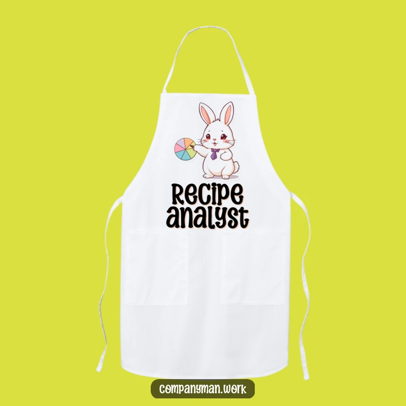 Funny Rabbit Business Apron: Kitchen Gear for Professional Presentations