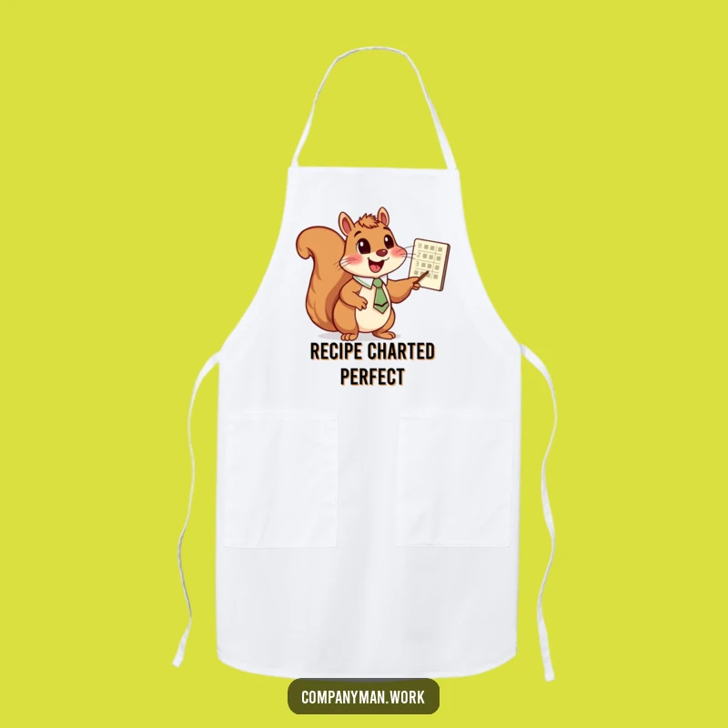 Funny Squirrel Apron: Hilarious Kitchen Gift for Data-Driven Cooks