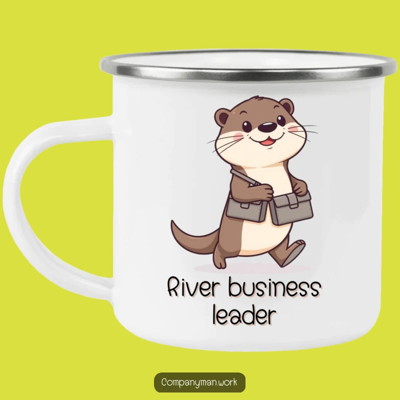 Funny Otter Camping Mug: Hilarious Outdoor Gift for Trailblazers
