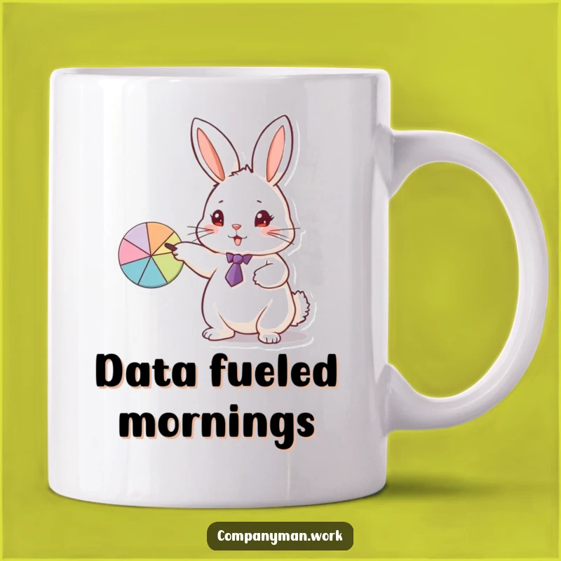 Funny Rabbit Business Mug: Professional Presentation Gift for Math Lovers