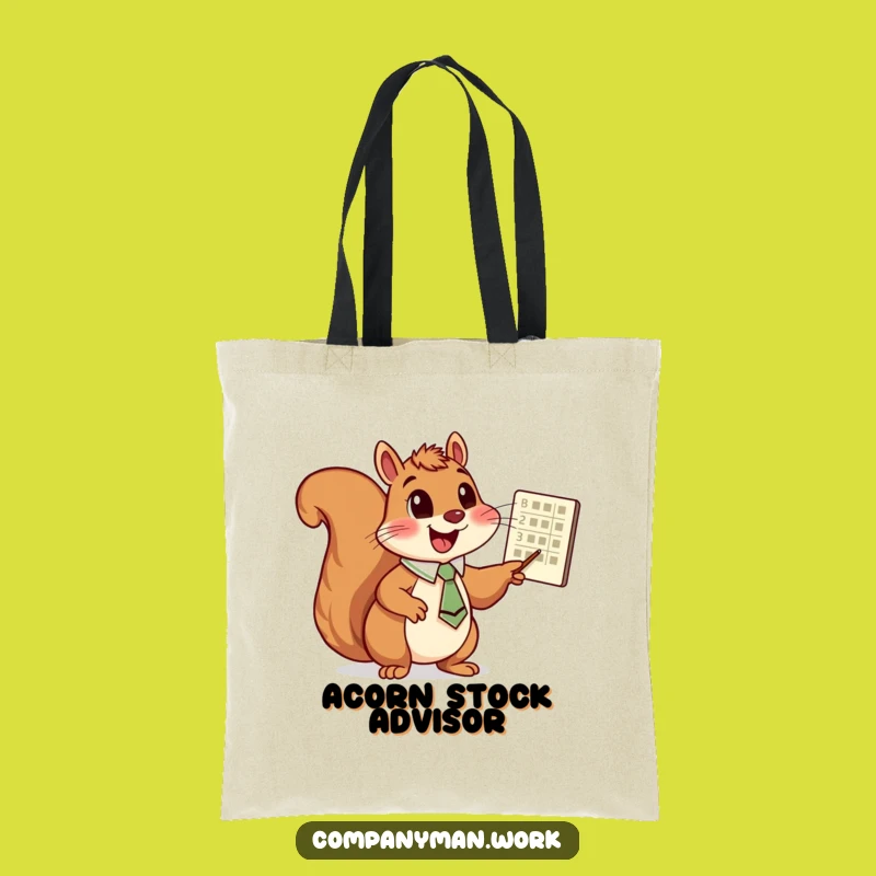 Funny Squirrel Tote Bag: Carry Your Data with Hilarious Flair Gift